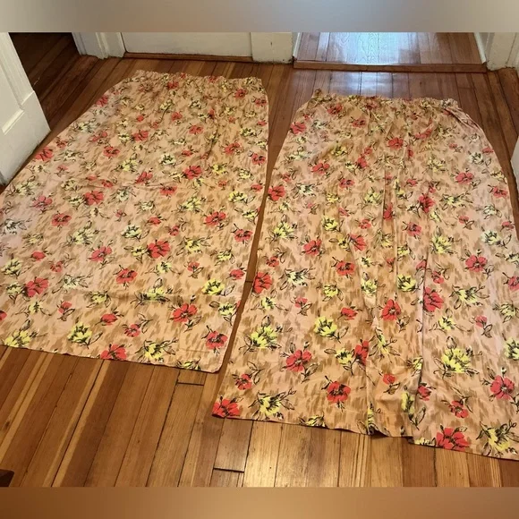 💎 Vintage Belle Amie Cotton Drapes made in France